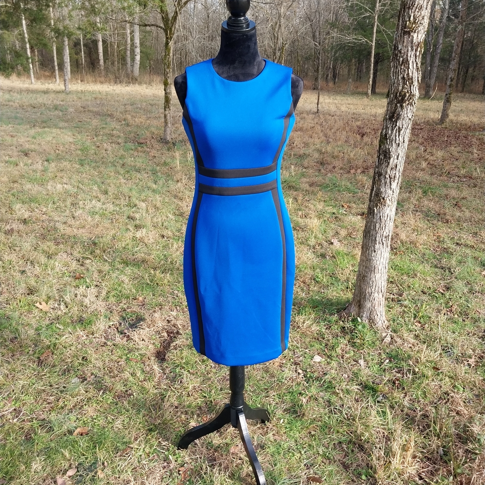 Calvin Klein Vibrant Blue Mini Dress